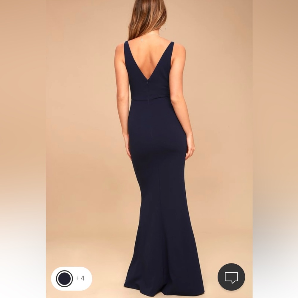 Lulus navy dress. Never worn. Tags still on. Bought for a wedding but didn’t use